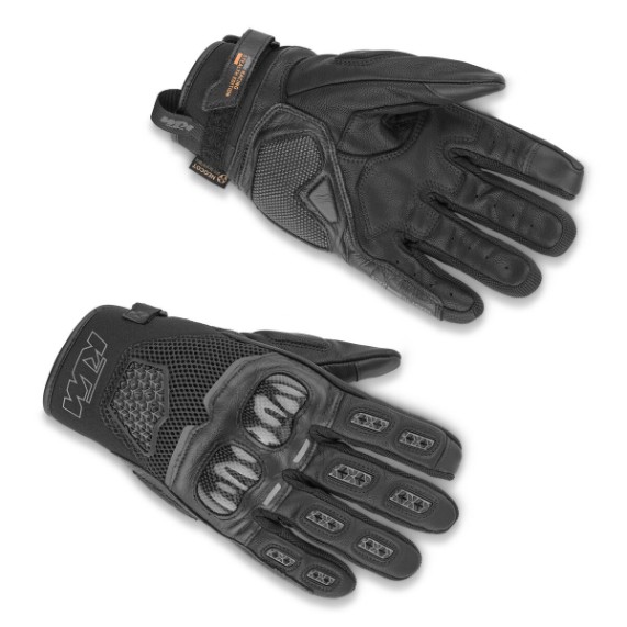 KTM RADICAL X V3 Gloves Stealth Detail | Belüftete Racing-Handschuhe in Schwarz