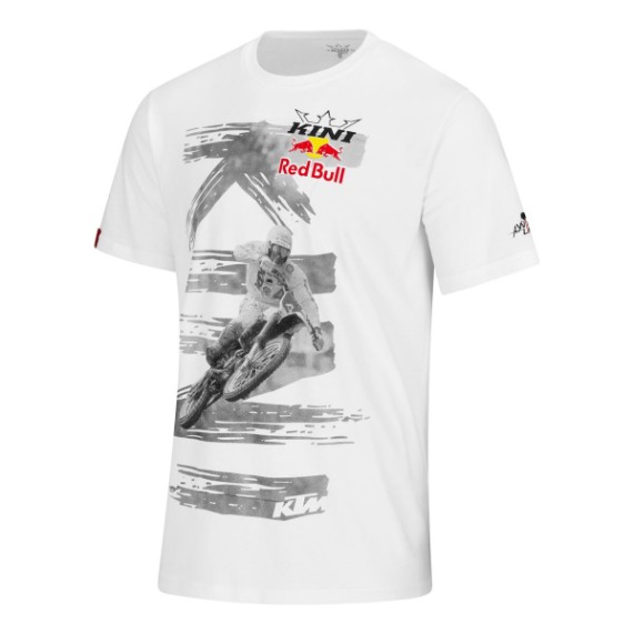 KTM Rider Tee Kini Red Bull | Vintage Action Print Front | PowerWear