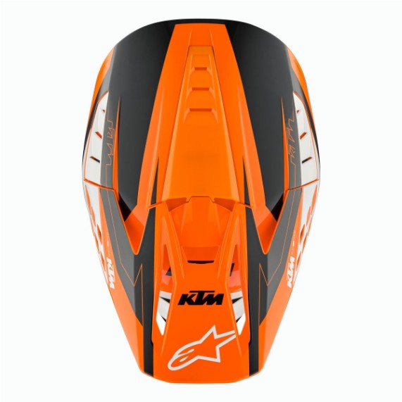 KTM SM5 Helmet ECE DOT Top View | Motocross Helm Alpinestars