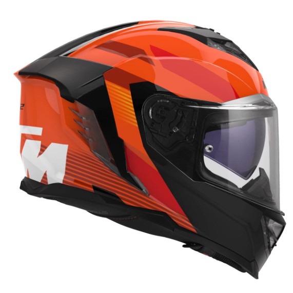 KTM Storm III Helmet Frontansicht Orange