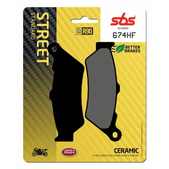 SBS 674HF | Keramik Bremsbeläge für Straße & Touring