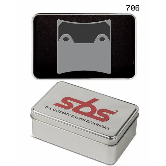 SBS 706DS | Dual Sinter Bremsbeläge für Racing & Endurance