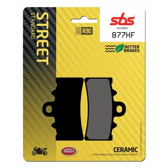 SBS 877HF | Keramik Bremsbeläge für Straße & Touring