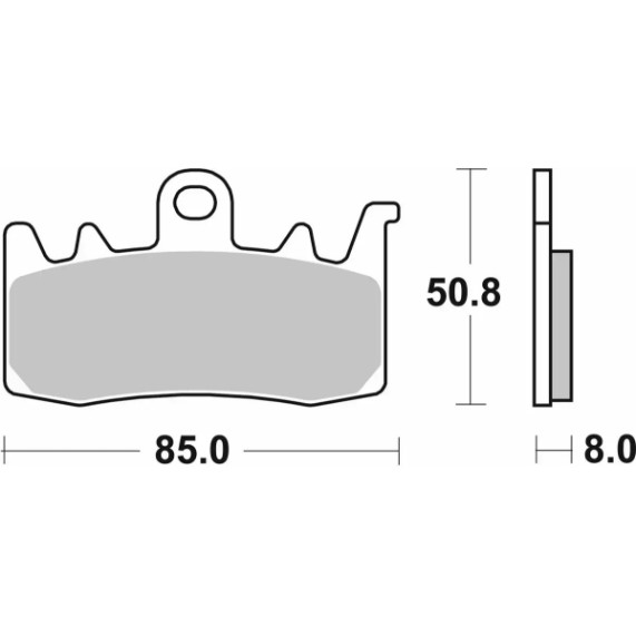 SBS 900DC | Dual Carbon Bremsbeläge für Racing & Endurance