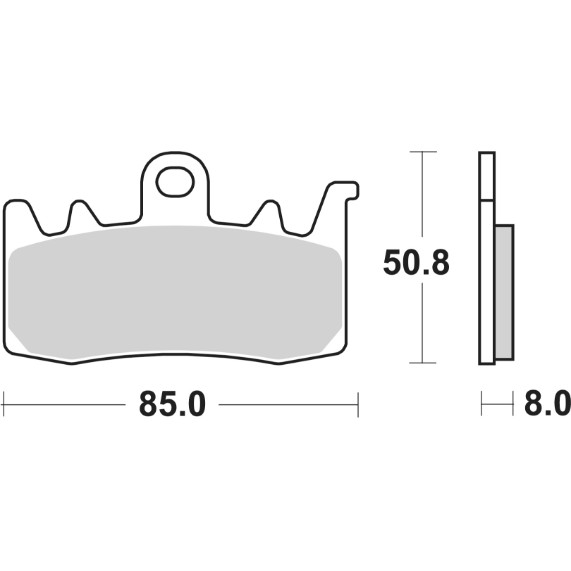 SBS 900DS | Dual Sinter Bremsbeläge für Racing & Endurance