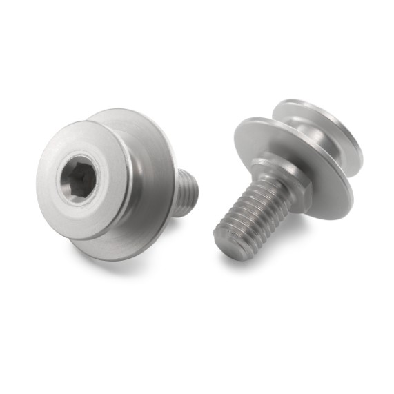 Silber Ausführung | KTM Aufnahmeadapter Hinterradheber CNC