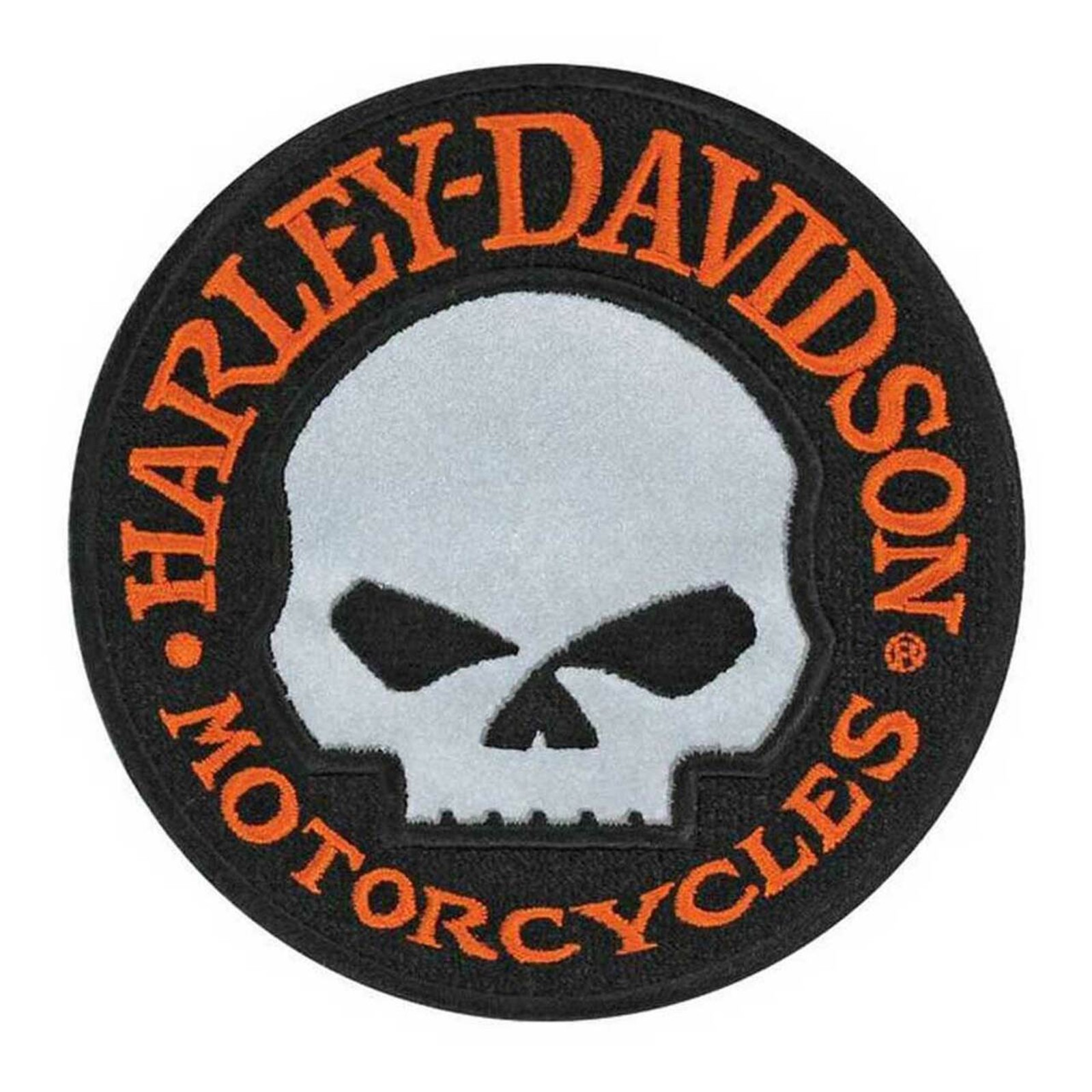 Bügelbild Sammlerstück Merchandise HD Harley-Davidson 4 Reflektierendes Gesticktes Patch Rocker H-D Emblem Aufnäher