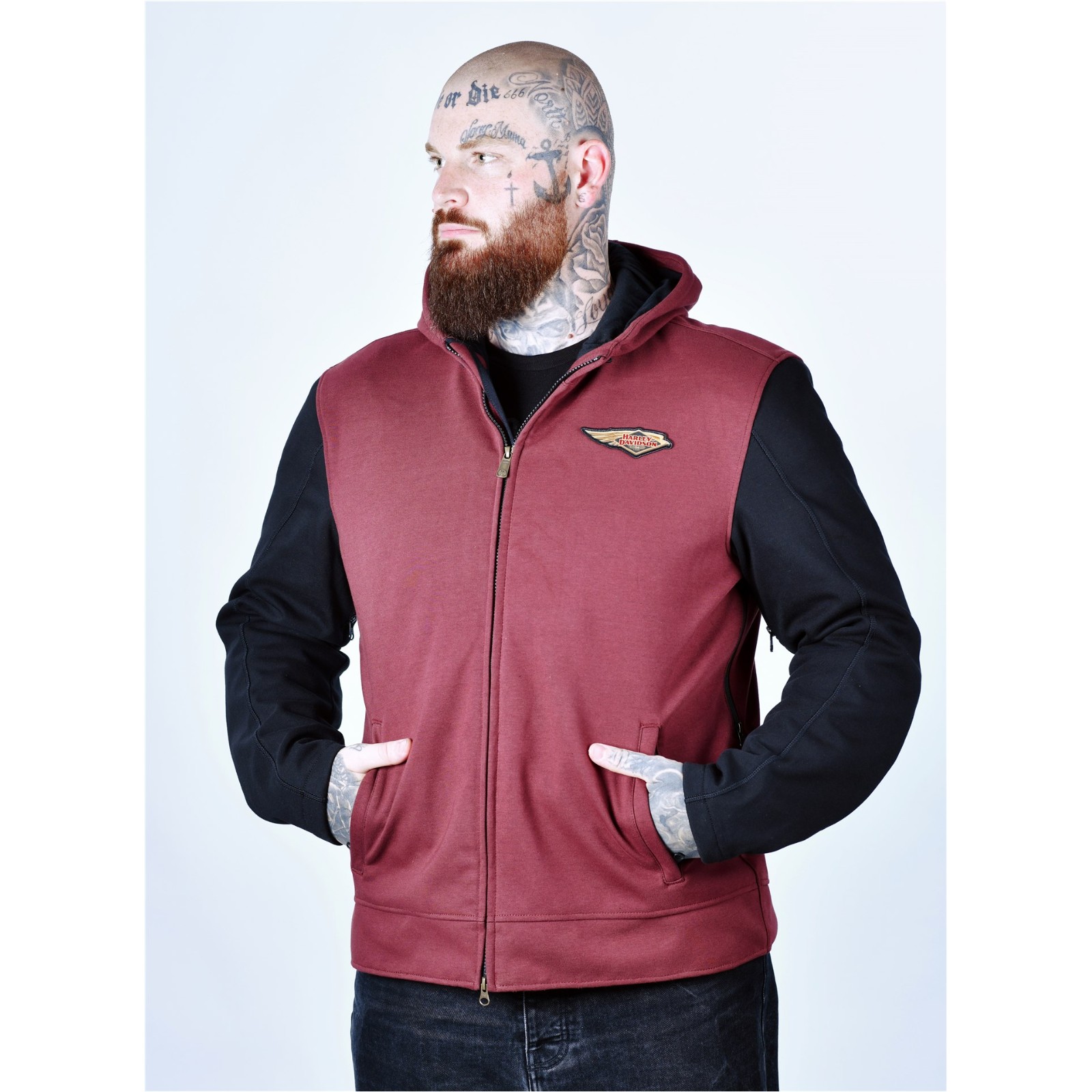 120th Anniversary Deflector Motorrad-Fleece für Herren - Rum 