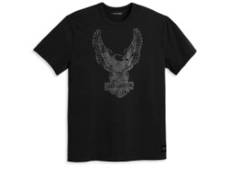 Road Captain T-Shirt für Herren, schwarz