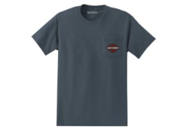Bar & Shield Pocket T-Shirt für Herren - Dust Blue