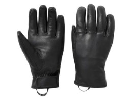 GLOVES-F/F,LEATHER,ARMOR,BLK