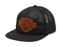 Bar & Shield Switchback Mesh Crown Trucker Cap