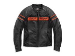 Herren Lederjacke "Brawler", Schwarz, CE-geprüft