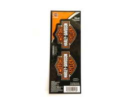 Harley Davidson Bar & Shield Sticker/ Aufkleber, orange