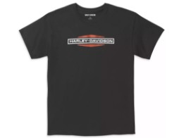 T-Shirt Stacked Logo, schwarz