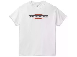T-Shirt Stacked Logo, weiß