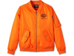 Damen Bomberjacke 120th Anniversary orange