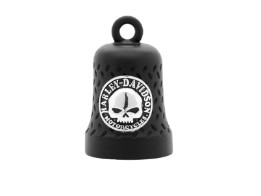 Black Willie G® Skull Diamond Plated Ride Bell - HRB079