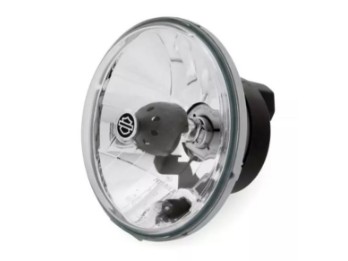 Halogenscheinwerfer 5 3/4" Klarglas glatt mit Reflektoroptik