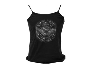 Harley Davidson Dealer Frauen Top, schwarz