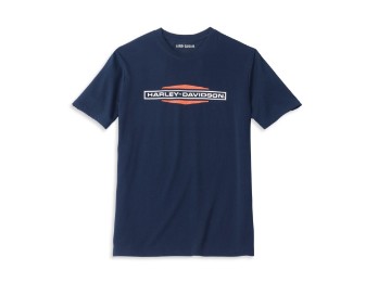Herren T-Shirt Stacked Graphic
