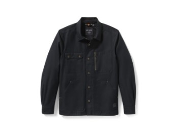 JACKET-WOVEN,CHORE,ARMOR,BLACK