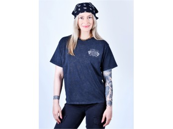 Damen T-Shirt 120th Anniversary Flags schwarz