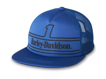 Trucker Cap #1 Racing True blau