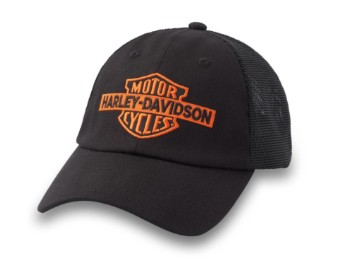 H-D Oil Can Bar & Shield Stretch-Fit Cap 