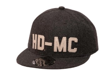 HD-MC Fitted Cap für Herren - Charcoal Grey