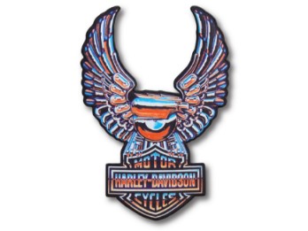 Harley Davidson Chrome Eagle-Logo Bügelaufnäher