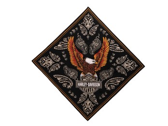 Klassisches 'Eagle' Bandana, schwarz