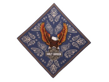 Klassisches 'Eagle' Bandana, blau