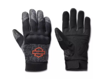 Handschuhe Dyna Textil Mesh schwarz/grau