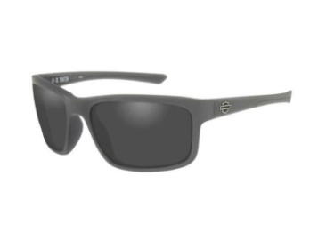 Twin-Sonnenbrille, rauchgraue Gläser & mattgrauem Rahmen