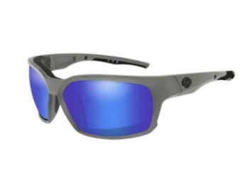 COGS-Sonnenbrille mit blauen Spiegelgläsern & mattgrauen Rahmen