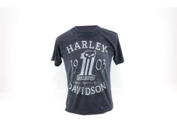 Harley Davidson Proof Dealer Shirt, schwarz verwaschen