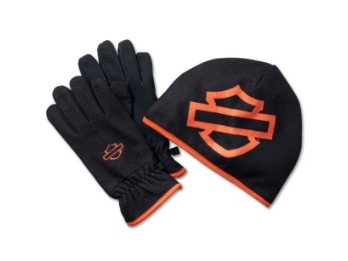 Fleece Beanie and Glove Geschenk Set