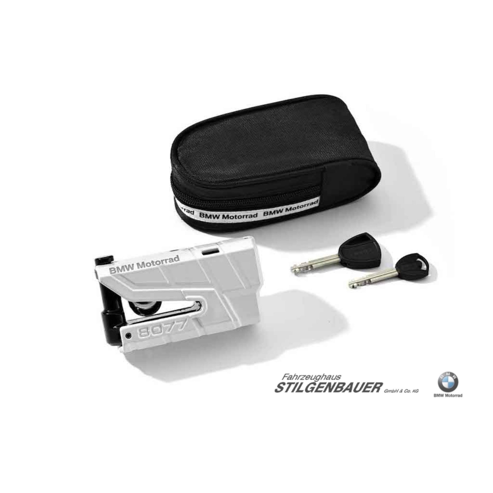Artago 69X1 Pack Bremsscheibenschloss Diebstahlsicherung Hohe Sicherheit +  Halterung für BMW (R1250GS, R1200GS, F850GS, F800GS, F750GS, F700GS