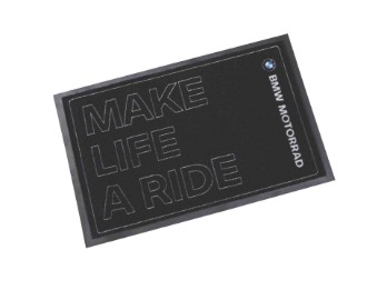 Motorradteppich "Make Life a Ride" 75x50cm