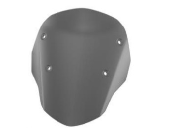 Windschild Sport niedrig getönt 