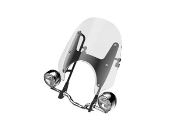 Windschild niedrig