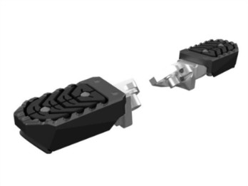 Option 719 Satz Fahrerfußrasten einstellbar shadow