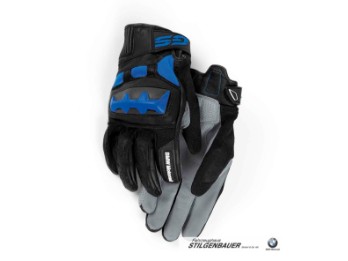 Handschuh Rallye, grau/blau