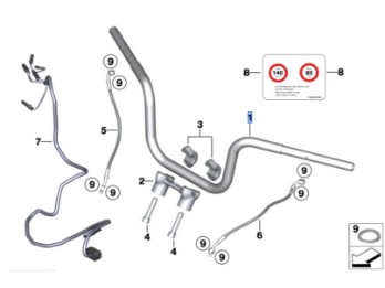 Bremsschlauch (L=285 mm)