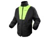 LS2 X-RAIN JACKET BLACK HI-VI YELLOW
