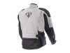 Stadler Treasure Pro Motorradjacke Damen silbergrau schwarz back