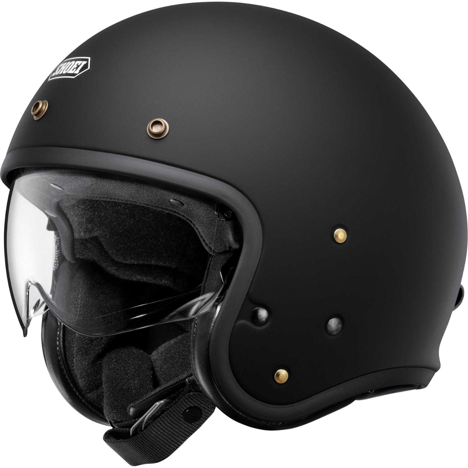 Shoei J.O2 Open Face Helmet. mattblack | biker-land.de