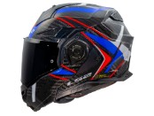 LS2 FF901 Advant X Future II Carbon Klapphelm, blau-rot