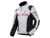 Rukka Armatou-R Motorradjacke, grau-rot